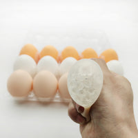 Creative Decompression Simulation Egg Squeeze Toy - Unbreakable Prank Egg for Stress Relief