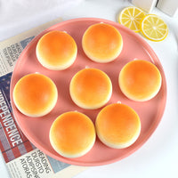 PU Simulation Slow Rebound Fried Steamed Bun Bread Food Model Ornament Play Food Photography Prop Squeeze Toy
