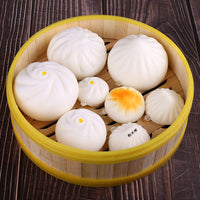 Realistic Steamed Bun Dumpling Pretend Play Food Early Education Toy Model