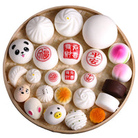 Realistic Steamed Bun Dumpling Pretend Play Food Early Education Toy Model
