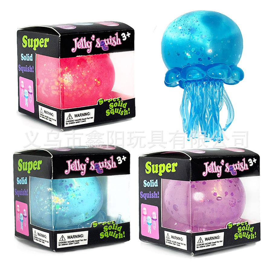 NeeDoh Large Jellyfish Maltose Squeeze Toy Stress Relief Slow Rebound High Quality Vent Ball