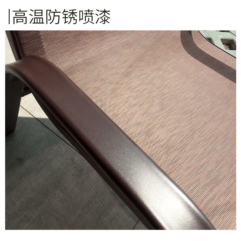 Outdoor Folding Chair Balcony Chat Tea Bar Chair Simple Backrest Chair Outdoor Dining Chair Garden Leisure Table and Chair Set
