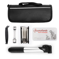 Bicycle Mountain Bike Repair Kit Tire Pump Wrench Set Combination Tool
