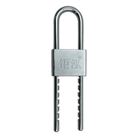 Retractable Automatic U-Lock for Cabinets, Doors, Freezers, and Bicycles - Long U-Shaped Door Ring Lock