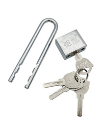 Mini U-Shaped Cabinet Lock with Copper Core for Glass Doors, Refrigerators, and Bicycle Handles