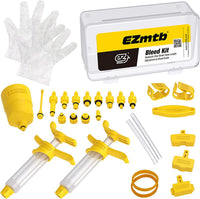 Universal Mountain Bike Brake Bleed Kit with Metal Connectors for Hydraulic Disc Brakes