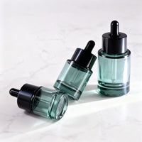 Premium Thick-Walled Clear Glass Dropper Bottles for Essential Oils and Serums - 10ml, 20ml, 30ml Cosmetic Packaging