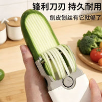 3-in-1 Multifunctional Vegetable and Fruit Peeler Shredder Stainless Steel Potato Slicer for Kitchen Home Use
