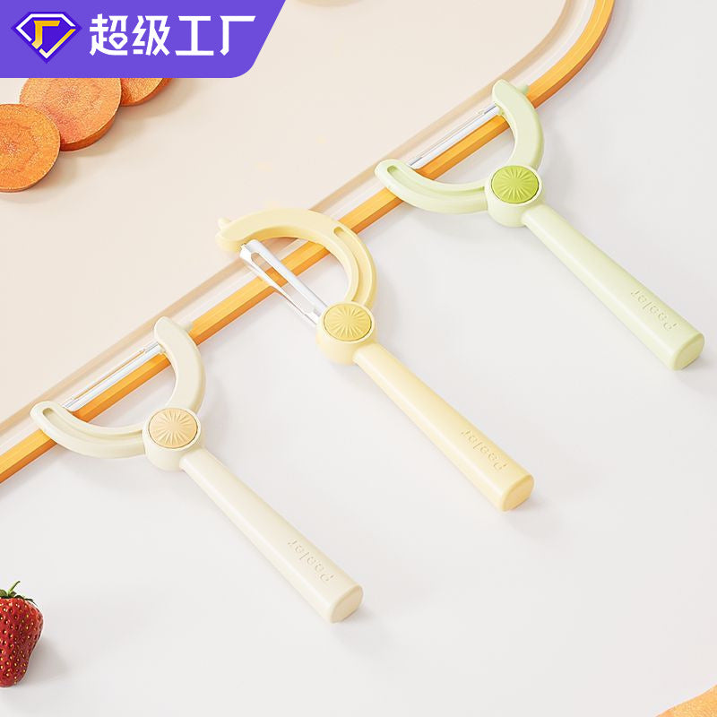 Feitu Rotatable Peeler Multi-functional Stainless Steel Fruit Peeler for Kitchen Use
