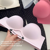 爱心字母云上细语两穿防滑文胸罩圆球bra3D立体感无痕内衣女文胸