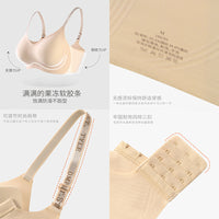 Zuku Life Jelly Anti-Gravity Underwear Set - Anti-Sagging, Side Breast Coverage, Gathered, Seamless, Soft Support Bra