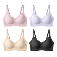 Zuku Life Jelly Anti-Gravity Underwear Set - Anti-Sagging, Side Breast Coverage, Gathered, Seamless, Soft Support Bra