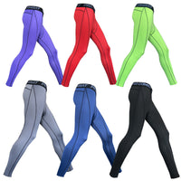Men's Compression Pants Quick Dry Breathable Base Layer Leggings for Basketball Running Gym Fitness