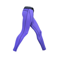Men's Compression Pants Quick Dry Breathable Base Layer Leggings for Basketball Running Gym Fitness