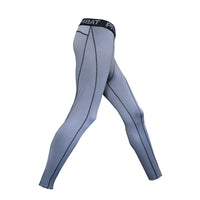 Men's Compression Pants Quick Dry Breathable Base Layer Leggings for Basketball Running Gym Fitness