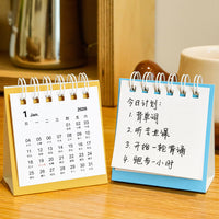2026 Cute West Highland Terrier Desk Calendar Portable Ornament Punch-in Plan Small Calendar Cartoon Dog Calendar
