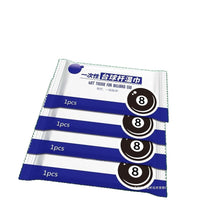Disposable Billiard Cue Cleaning Wipes - No-Rinse Snooker Pool Cue Stain Remover Wipes for Billiard Halls