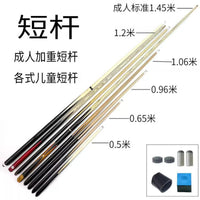 Adult Short Cue Stick Kids Billiard Cue Short Pool Cue Children's Billiard Cue Table Billiard Cue for Juniors