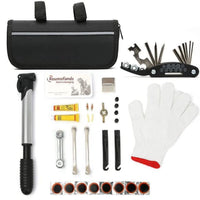 Multi-functional Bicycle Repair Tool Kit Mountain Bike Tire Repair Pump Wrench Combination Tool Set