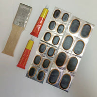 Tire Repair Kit for Bicycle Motorcycle Electric Vehicle Inner Tube Puncture Patch Glue Set