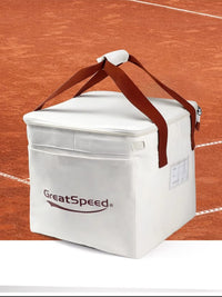 GreatSpeed Tennis Ball Bag with Insulated Compartment, Large Capacity Portable Shoulder Bag for 100 Balls