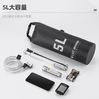 WEST BIKING Waterproof Bicycle Front Fork Bag Cycling Storage Bag for Mountain Road Bikes Quick Release