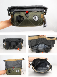 ULAC New Bicycle Bag Multifunctional Storage Tool Bag Waterproof Front Beam Bag Portable Lightweight Hanging Bag Expandable