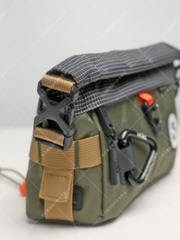 ULAC New Bicycle Bag Multifunctional Storage Tool Bag Waterproof Front Beam Bag Portable Lightweight Hanging Bag Expandable