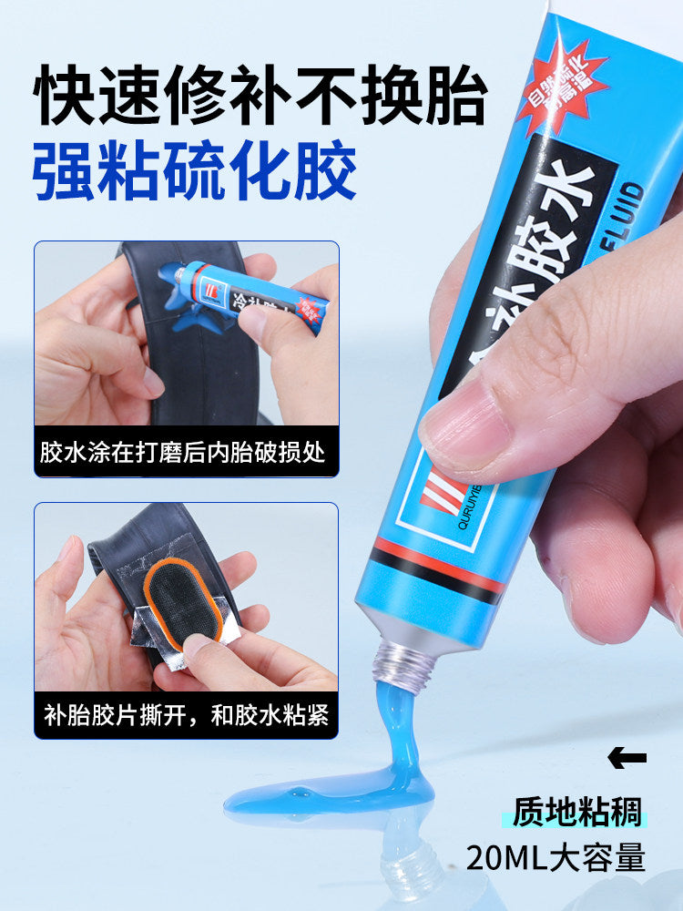 Mountain Bike Tire Repair Kit Inner Tube Patch Set Road Bike Portable Quick Puncture Repair Tool Bag
