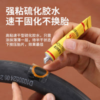 Bicycle Tire Repair Kit Mountain Road Bike Cycling Portable Inner Tube Patch Tool Set with Glue