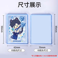 35PT Magnetic Recessed Shell Card Brick Holder for Idol Photocards, Double-Layer Display Case