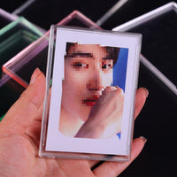 Transparent Magnetic Card Holder for Collectible Star Cards - UV Protection Display Case for Student Cards