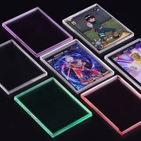 Transparent Magnetic Card Holder for Collectible Star Cards - UV Protection Display Case for Student Cards