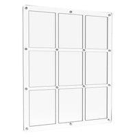 Magnetic Card Holder for Trading Cards - 35PT to 130PT Display Case - 9-Grid and 5-Grid Options