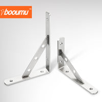 Solid Thickened Stainless Steel Triangle Bracket Wall Mounted Shelf Support Laminated Board Holder Fixed Frame