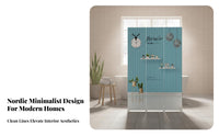 Foldable Design 4-Panel Partition Movable 4-Panel Woven separater Modern Minimalist aesthetic Folding Screen Freestanding for Homeowners, Apartment Dwellers, sectionice Workers