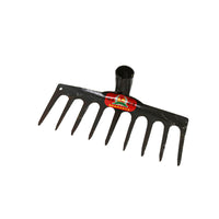 9-Tooth Manganese Steel Rake for Gardening and Agricultural Use - Leaf Rake, Soil Preparation Tool
