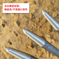 Garden Rake Heavy Duty Iron Rake for Loosening Soil and Planting Vegetables