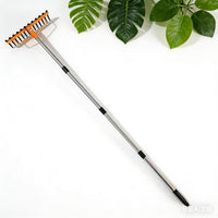 Multifunctional Garden Rake for Soil Loosening, Weeding, and Leaf Collection - Ideal for Yard and Farm Cleanup
