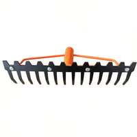 Multifunctional Garden Rake for Soil Loosening, Weeding, and Leaf Collection - Ideal for Yard and Farm Cleanup