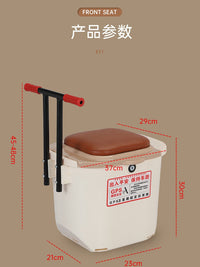 Bicycle Anti-theft Basket Electric Scooter Front Basket Baby Safety Seat Storage Waterproof Universal