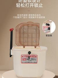 Bicycle Anti-theft Basket Electric Scooter Front Basket Baby Safety Seat Storage Waterproof Universal