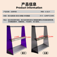 Billiard Cue Rack Multi-Hole Floor Standing Wall Mounted Storage Display Holder for Pool Cues