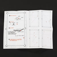 Billiard Pool Cue Ball Position Training Sticker Aid for Aiming Practice and Auxiliary Training Equipment Accessories