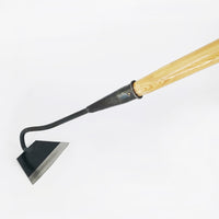 Heavy-Duty All-Steel Hoe with Wooden Handle for Weeding, Cultivating, and Gardening