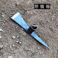 Wooden Handle Garden Hoe Weeding Planting Digging Loosening Soil Bamboo Shoot Pickaxe Rake Beach Tool