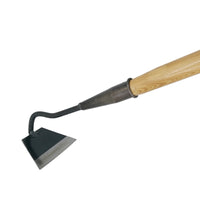 Heavy-Duty All-Steel Hoe with Wooden Handle for Weeding, Cultivating, and Gardening