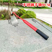Small Hand Hoe for Gardening, Weeding, Soil Loosening, and Planting - Manganese Steel Dual-Purpose Shovel and Digging Tool