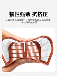 Commuter Bicycle Front Basket 24/26 Inch Universal Bike Accessories Hanging Basket Shopping Basket