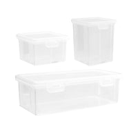 Spice Storage Box with Divided Compartments, Flip-Top Sealed Container for Kitchen Home Use, Star Anise, Cinnamon, Dried Chili